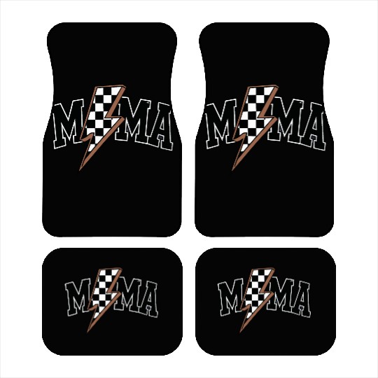 Mama Lightning Bolt Car Mats