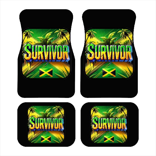 multi-color sneakers bring Car Mats