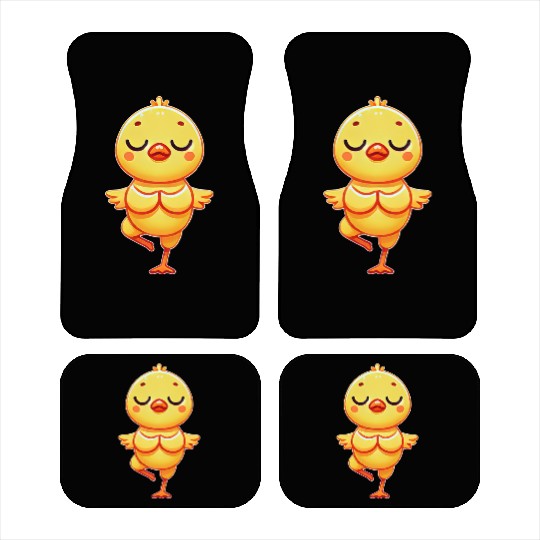 Meditating Duck Yoga Autogenic Training Inner Car Mats