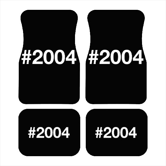 2004 Hashtag 21 years 21st birthday Car Mats