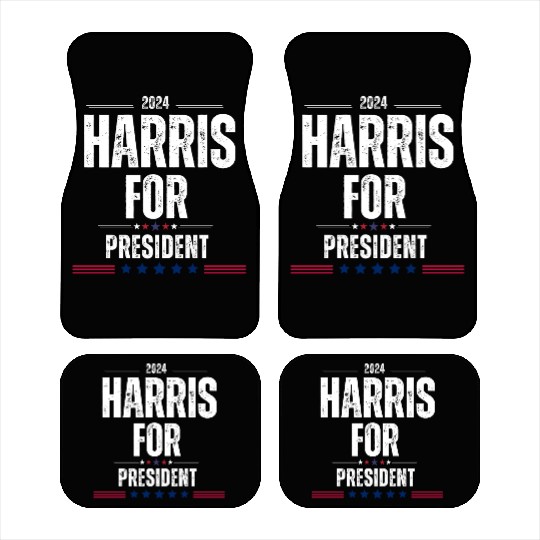 Kamala Harris for President 2024 Election Gifts Car Mats