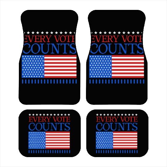 Every Vote Counts - Election Car Mats