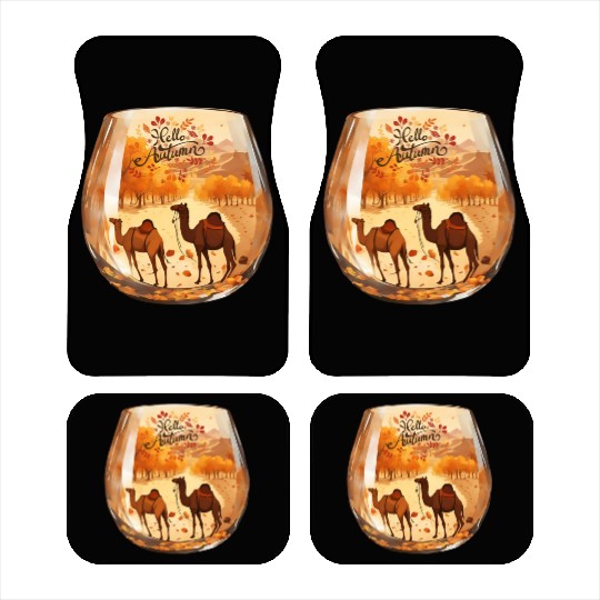 Hello Autumn unique design. Car Mats