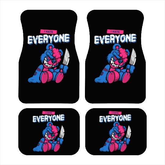 I Hate Everyone | Sarcastic Car Mats