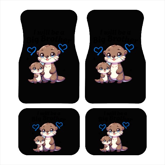 I'm Going To Be A Big Brother Sweet Otter, Brother Car Mats
