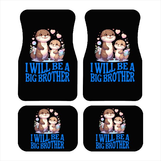 I'm Going To Be A Big Brother Sweet Otter, Brother Car Mats