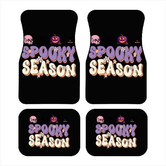 Spooky Season Car Mats Design