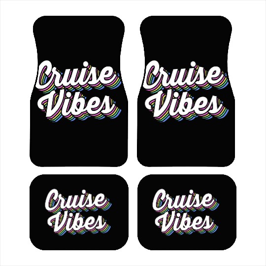 Family Vacation Trip Cousin Crew Cruise Vibes Car Mats