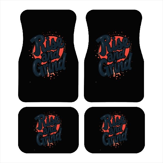 Rise and Grind Car Mats