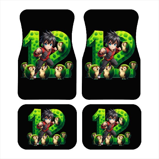 Birthday Boy At 12 Car Mats