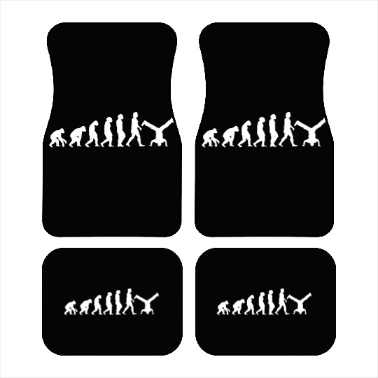 Breakdance dancing evolution of people sport Car Mats