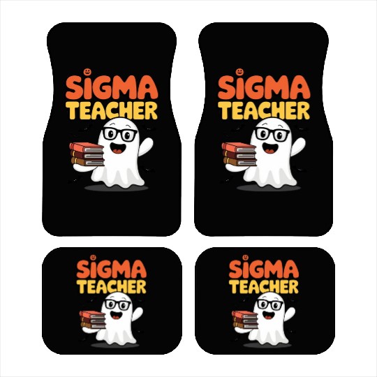 TEACHER SEIGMA HALLOWEEN PUMPKIN Car Mats