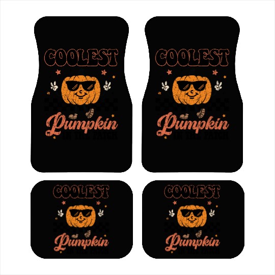 Coolest Pumpkin in Town: Spooky Season Style Car Mats