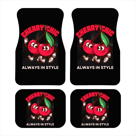 Cherry Chic - Always in Style with a Fun Twist Car Mats