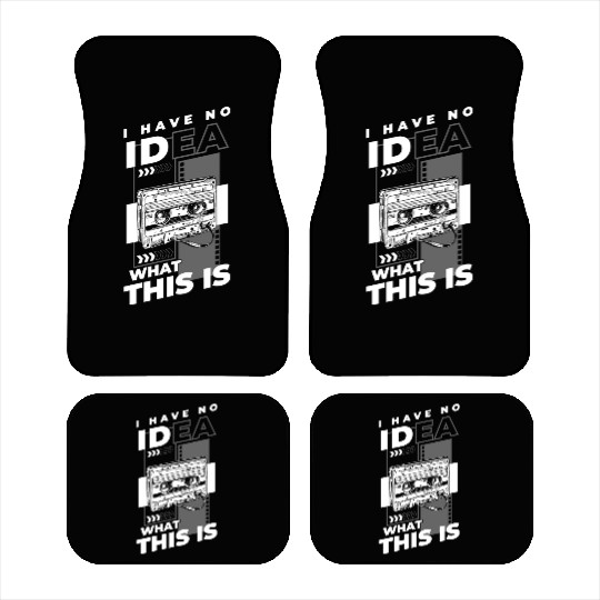 Music Cassette Tape Year Legendary Hits Car Mats