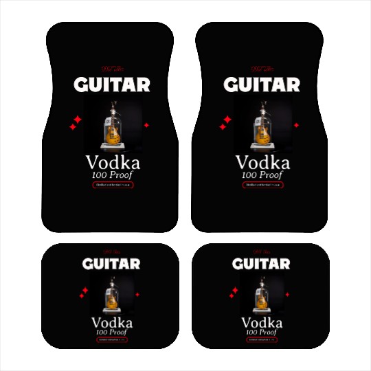 Guitar Vodka Car Mats