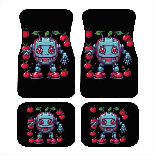 Robot Cherry Car Mats