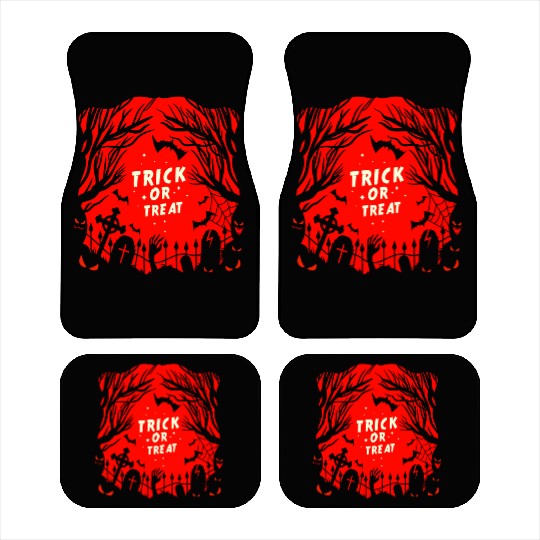 Trick or Treat Graveyard Car Mats