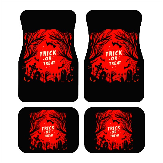 Trick or Treat Graveyard Car Mats
