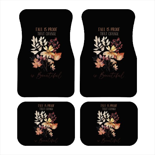 Beautiful Change - Fall Leaves Inspiration Car Mats