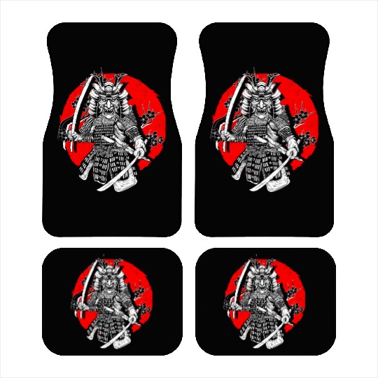 Kanji Katana Oni Demon Ninja Samurai Car Mats