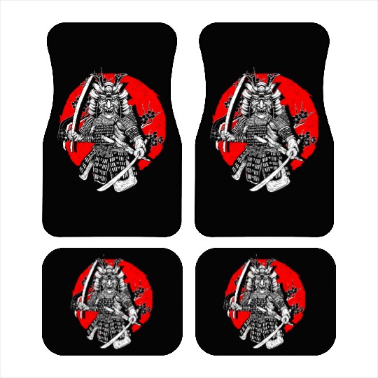 Kanji Katana Oni Demon Ninja Samurai Car Mats