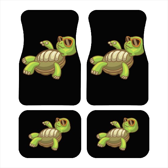 Sea Turtle Ocean Beach Relaxing Turtle Car Mats