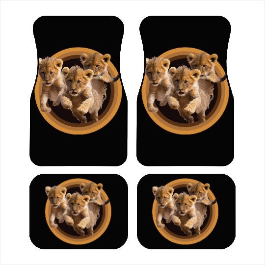 Kittens, Lion cubs Car Mats