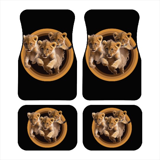 Kittens, Lion cubs Car Mats