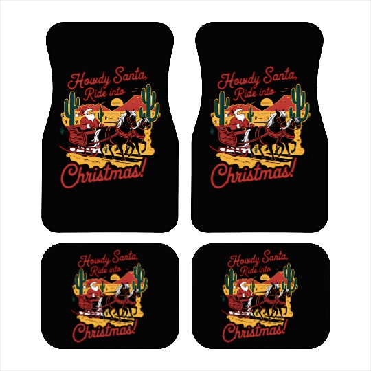 HOWDY SANTA Car Mats