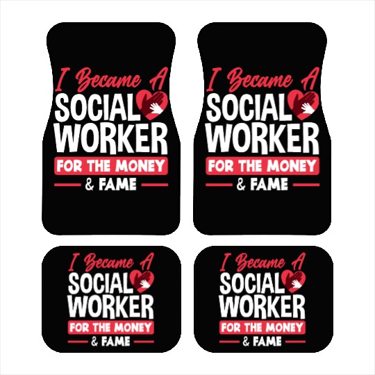 I Became A Social Worker For Money And Fame Car Mats