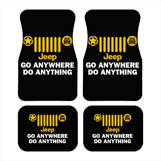 Jeep Go Anywhere Do Anything Car Mats
