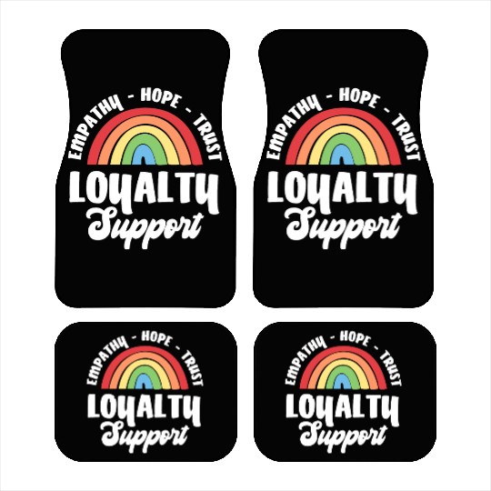 Empathy Hope Trust Loyalty Car Mats