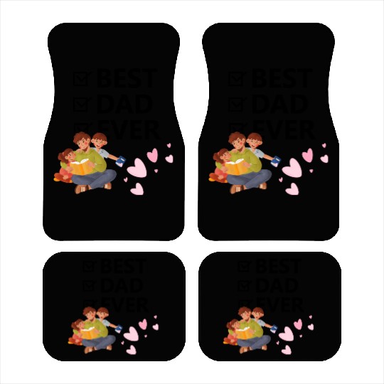 Best Dad Ever Car Mats