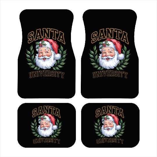 Santa University Est. 1836, santae, newe year gift Car Mats