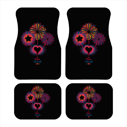 Fireworks for Diwali Celebration Car Mats