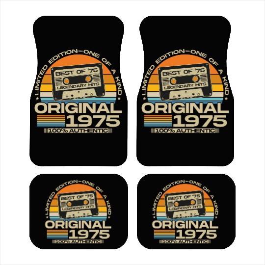 Original 1975 Vintage Retro 50th birthday Car Mats