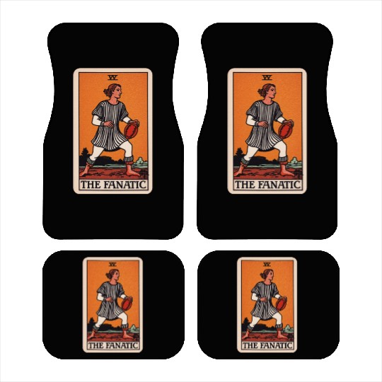 The Fanatic Fantasy Football Tarot Card Football Car Mats