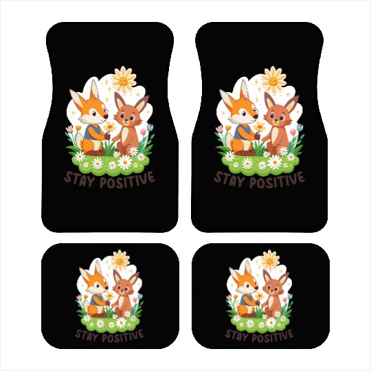 STAY POSITIVE VIBE DESIGN Car Mats