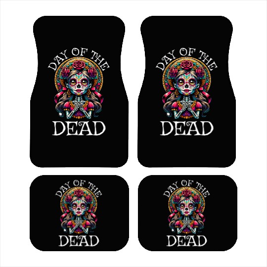 Day of the Dead Karnival, Halloween and Día de los Car Mats