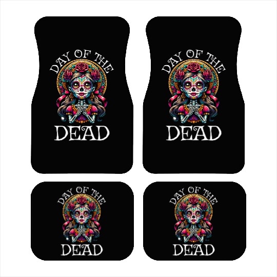 Day of the Dead Karnival, Halloween and Día de los Car Mats