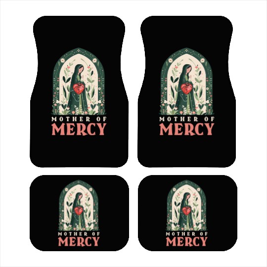 Virgin Mary Mother Of Mercy Car Mats