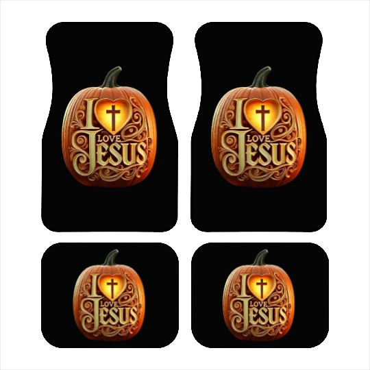 i love jesus Car Mats