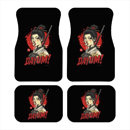 Samurai Geisha Warrior Car Mats