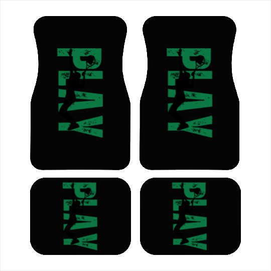 Tennis Female Graphic Car Mats