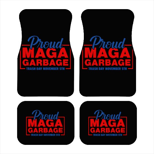 Proud Garbage For Trump 2024 Car Mats