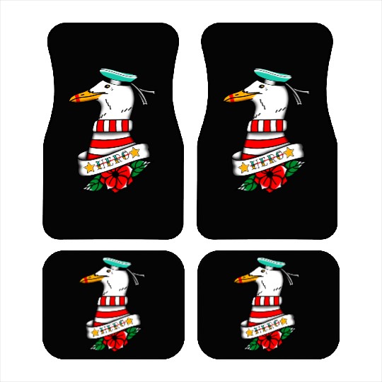 Hero Seagull Tattoo Car Mats