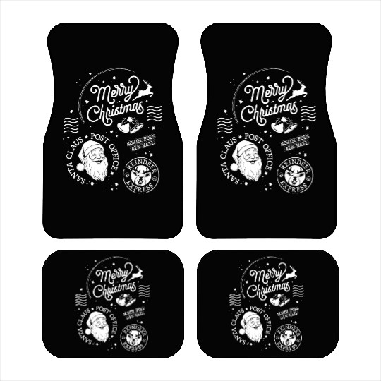 Merry Christmas Santa Claus Christmas gift Car Mats