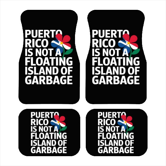 Puerto Rico Pride Bold Awareness Statement Car Mats