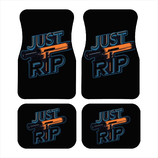 Just the Rip – Vintage welder sticker Car Mats